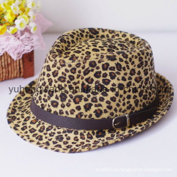 Sombrero personalizado de Fedora del caballero Gorros Bordados